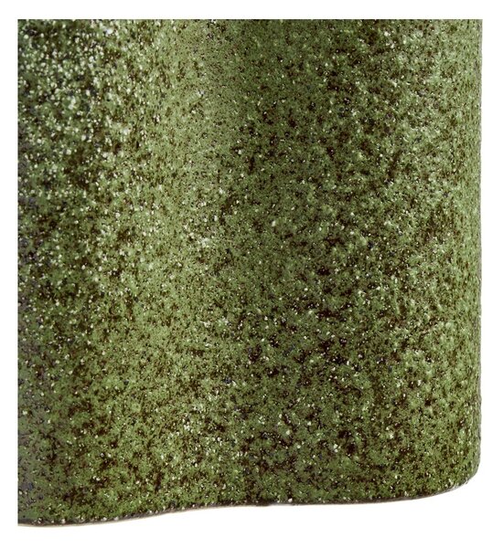 Vaza decorativa, Verde inchis, 19x14.5x14.5 cm