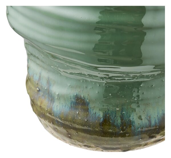 Vaza decorativa, Verde, 22x22x34.5 cm