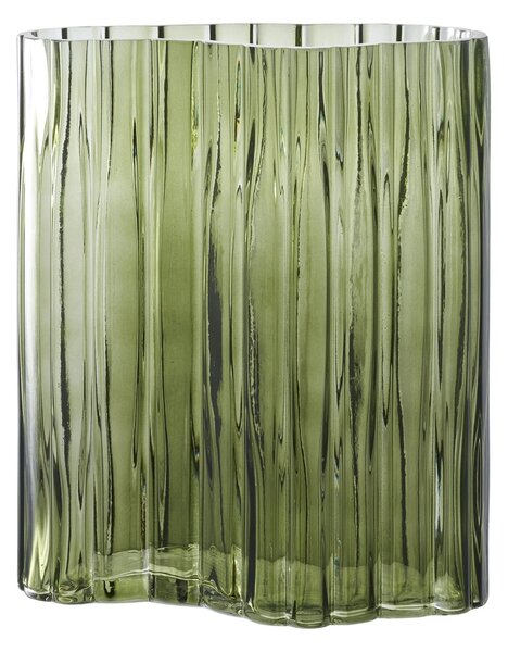 Vaza decorativa, Verde, 12x21.5x26.5 cm