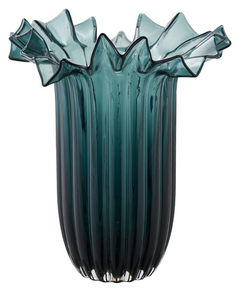Vaza decorativa, Verde inchis , 25x25x30 cm