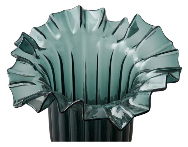 Vaza decorativa, Verde inchis , 25x25x30 cm