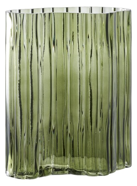 Vaza decorativa, Verde, 12x21.5x26.5 cm
