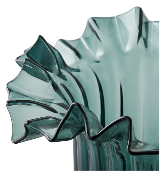 Vaza decorativa, Verde inchis , 25x25x30 cm