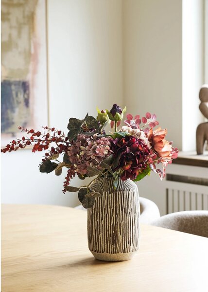 Buchet decorativ artificial Velvet, Multicolor, 30x26x60 cm