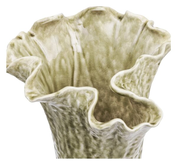 Vaza decorativa, Nisip inchis, 22x22x23.5 cm