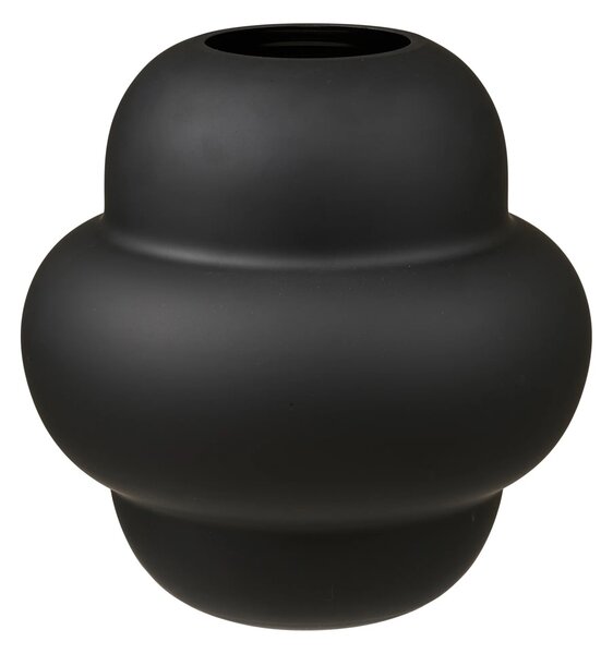 Vaza decorativa, Negru, 21x21x20 cm