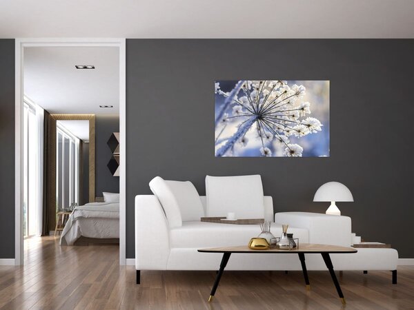 Tablou - Flori înghețate (90x60 cm)