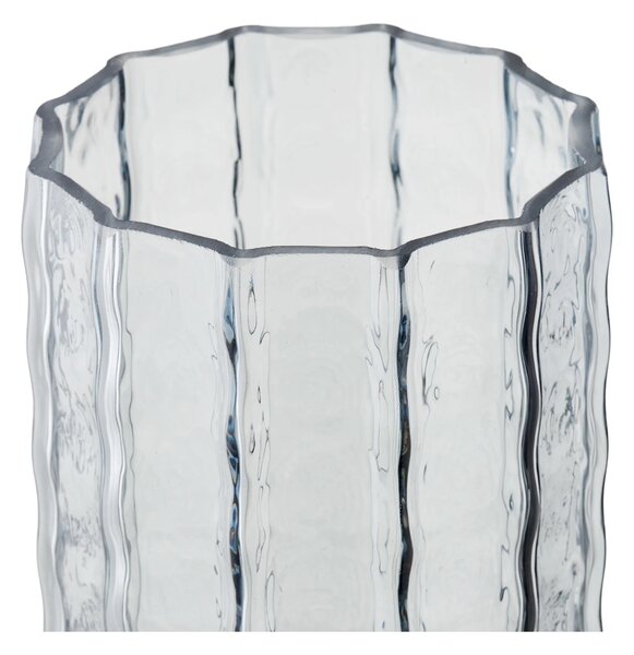 Vaza decorativa, Gri, 10x10x20 cm