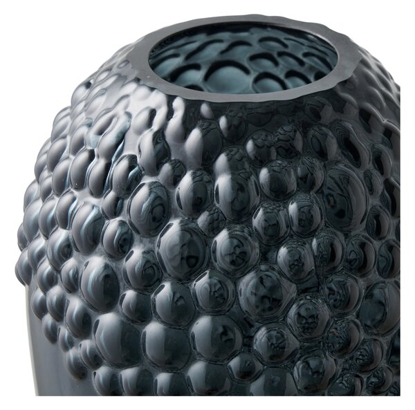 Vaza decorativa, Gri inchis, 14x14x25 cm