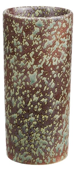Vaza decorativa, Maro inchis, 9.5x9.5x20 cm