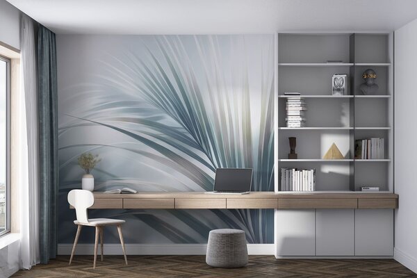 Tapet Frunze mari, Fototapet Natură, Fototapet Foi de palmier, w05253 : Uwalls.ro