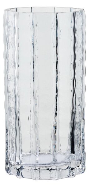 Vaza decorativa, Gri, 10x10x20 cm