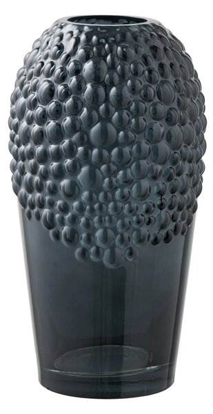 Vaza decorativa, Gri inchis, 14x14x25 cm