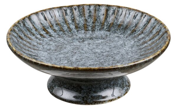 Tava decorativa, Albastru, 20.5x20.5x7 cm