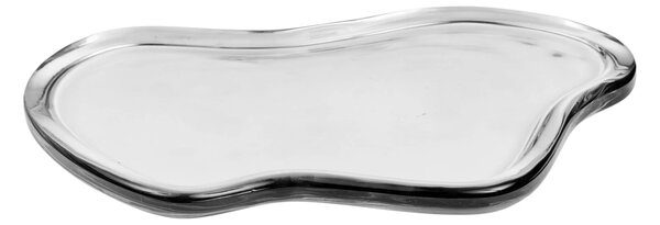 Tava decorativa, Gri, 21x30x1.5 cm