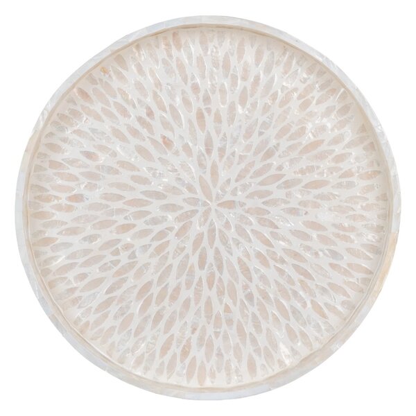 Tava decorativa, Bej, 40x40x3.5 cm