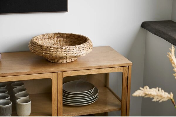 Tava decorativa Frellesvig, Natural, 38x38x12.5 cm