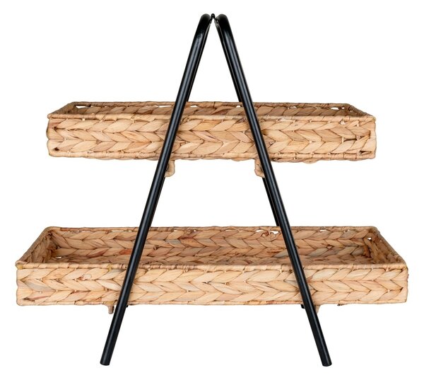 Tava decorativa Alfaro, Natural, 23x42x43.5 cm