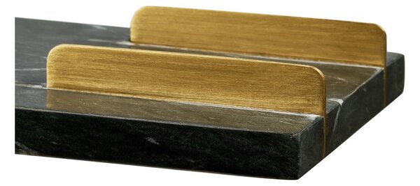 Tava decorativa Diu, Negru , 12.5x38x3.5 cm