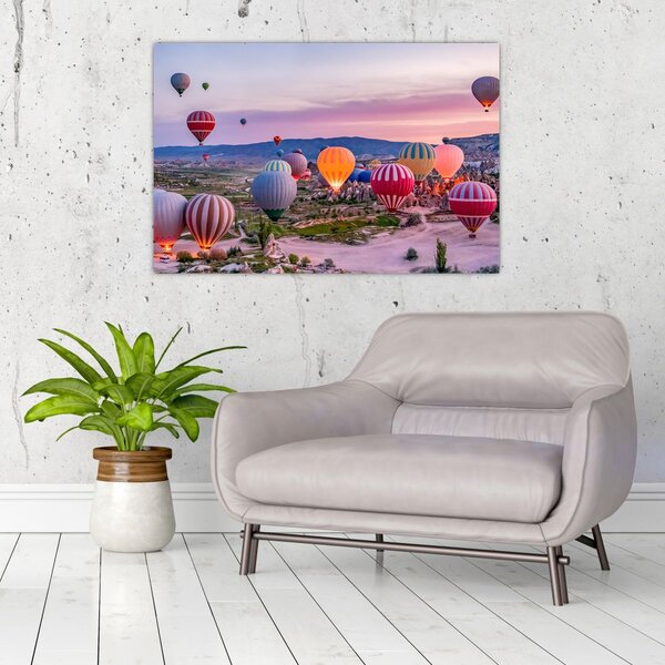Tablou - Baloane cu aer cald (90x60 cm)