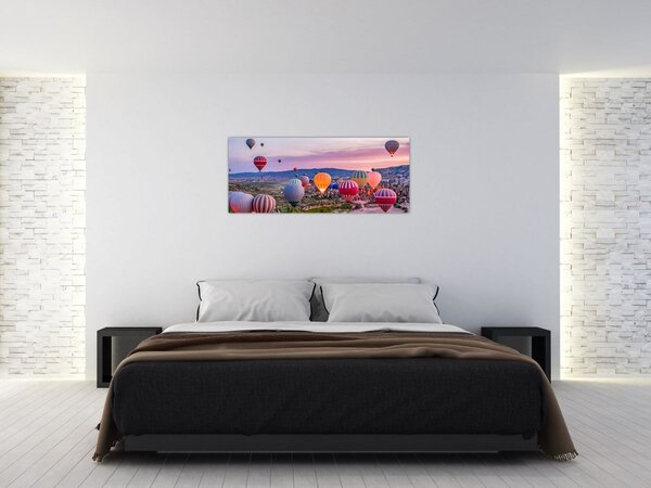 Tablou - Baloane cu aer cald (120x50 cm)
