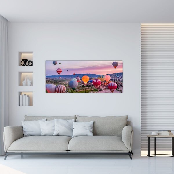 Tablou - Baloane cu aer cald (120x50 cm)