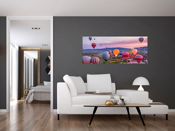 Tablou - Baloane cu aer cald (120x50 cm)