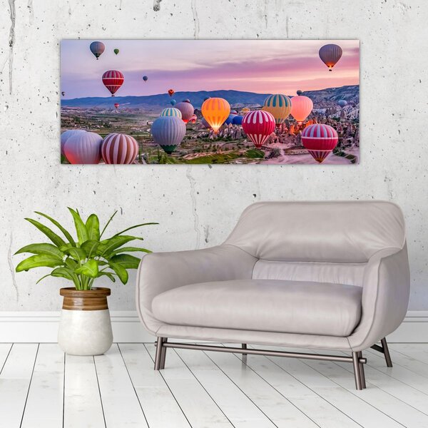 Tablou - Baloane cu aer cald (120x50 cm)
