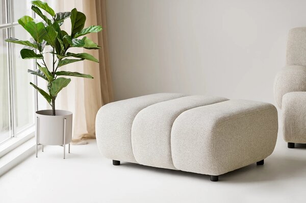 Taburet modular Taza, Bej, 84x89x40 cm