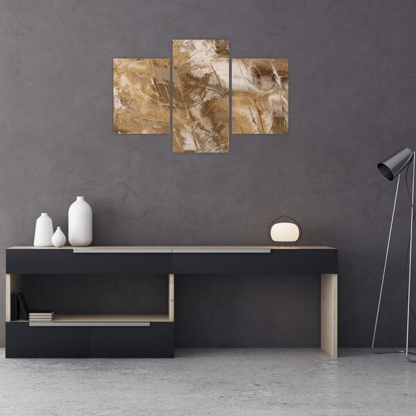 Tablou - Abstract maro (90x60 cm)