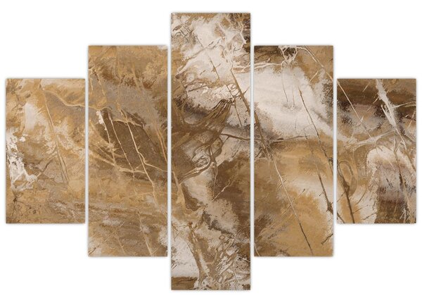 Tablou - Abstract maro (150x105 cm)