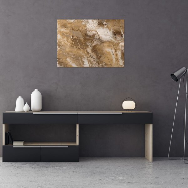 Tablou - Abstract maro (70x50 cm)