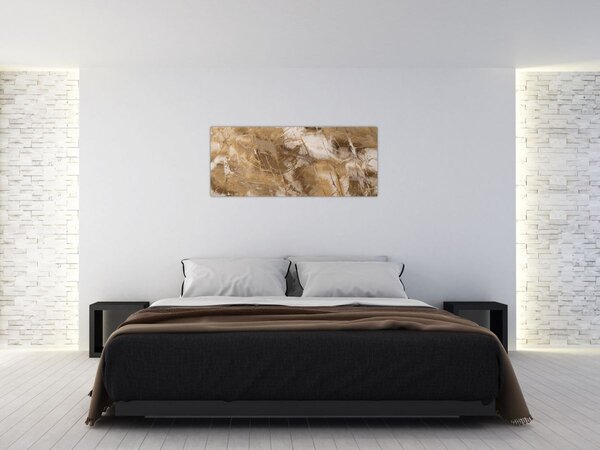 Tablou - Abstract maro (120x50 cm)