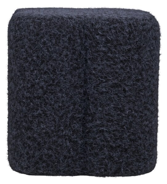Taburet circular Durban, Albastru , 42x42x38 cm