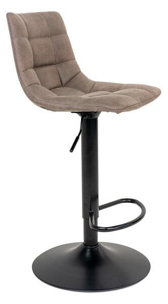 Scaune de bar maro deschis cu înălțime ajustabilă 2 buc. tapițate (înălțime șezut 63 cm) Middelfart – House Nordic