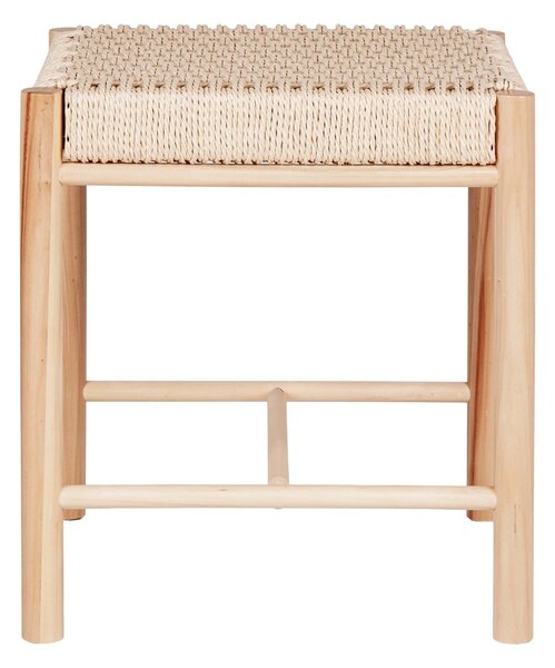 Taburet Abano, Natural, 42x42x46.5 cm