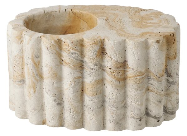 Suport pentru lumanare, Maro, 6.5x10.5x5.5 cm