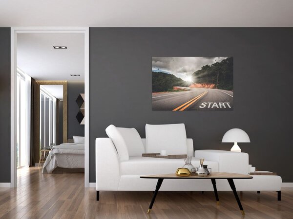 Tablou - Drum start (90x60 cm)