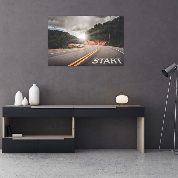 Tablou - Drum start (90x60 cm)