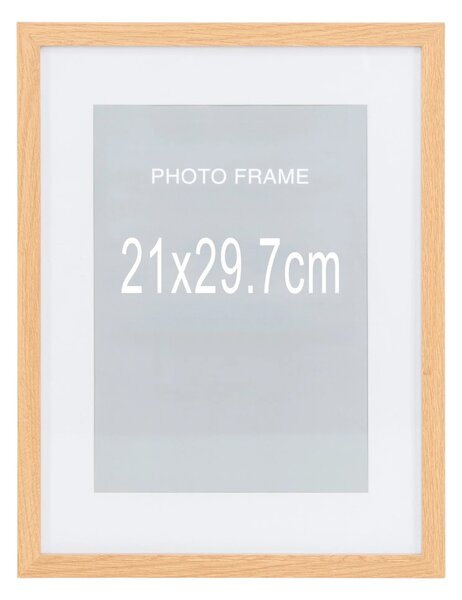 Set 5 piese Rame foto Marbella, Natural, 30x21x1.8 cm