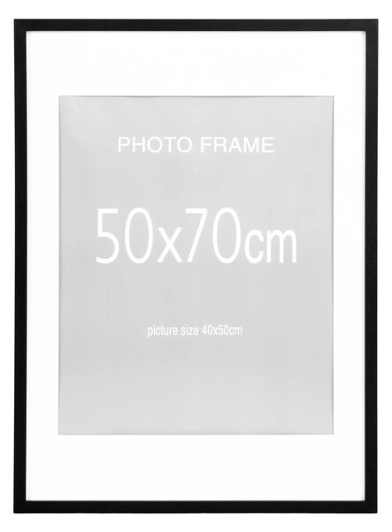 Set 15 piese Rame foto Marbella, Negru, 53x30x74 cm