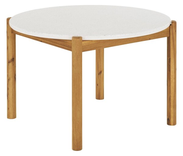 Masa dining Terracina, Natural, 120x120x76 cm