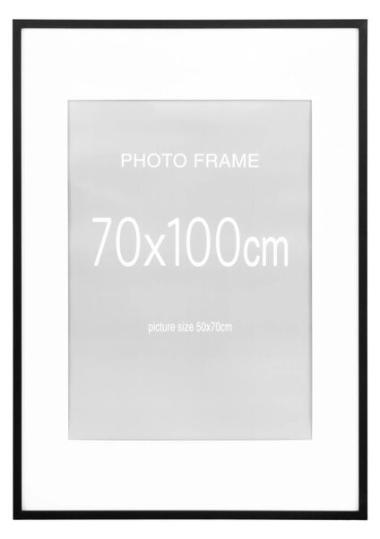 Set 15 piese Rame foto Marbella, Negru, 73x30x103 cm