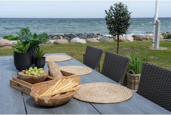 Set 4 piese Suporturi farfurie Bombay, Natural, 38x38x0.5 cm