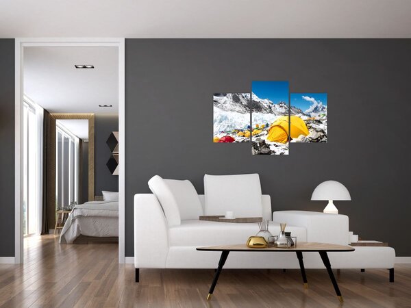 Tablou - Camping la munte (90x60 cm)