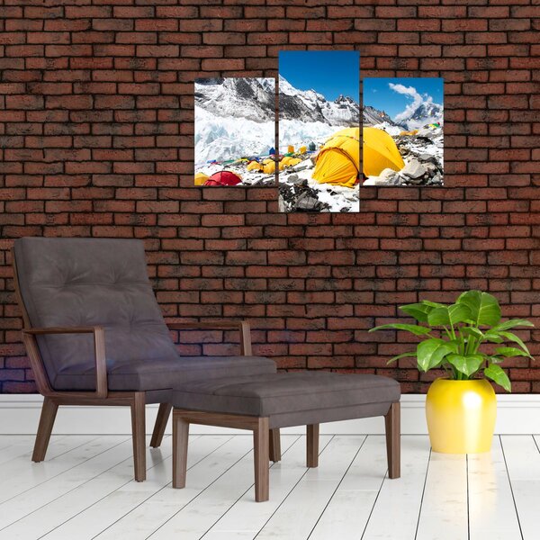 Tablou - Camping la munte (90x60 cm)