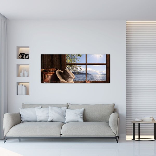 Tablou - Echipament de pescuit (120x50 cm)