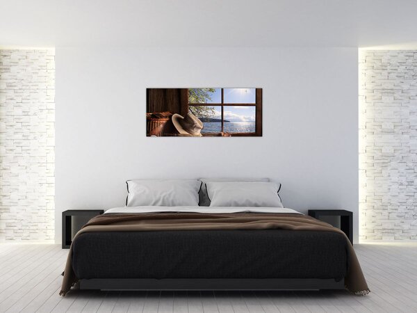 Tablou - Echipament de pescuit (120x50 cm)