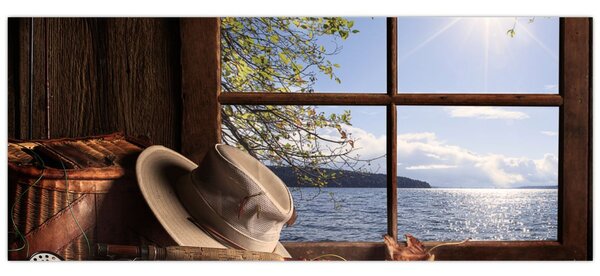 Tablou - Echipament de pescuit (120x50 cm)