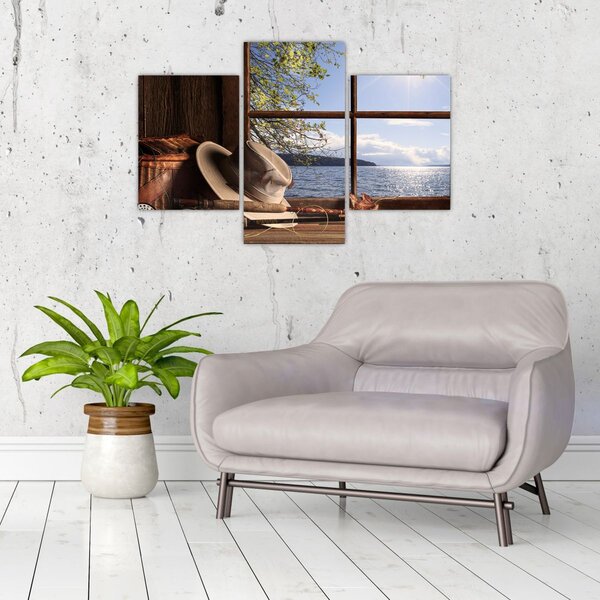 Tablou - Echipament de pescuit (90x60 cm)